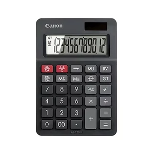 Canon AS-120 II asztali számológép, 12 számjegy, döntött kijelzővel, irodai felhasználásra