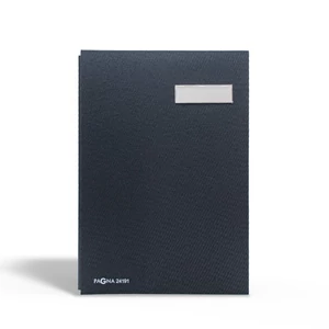 Aláírókönyv, 20lap, A4 Pagna 24191 vászon borító fekete