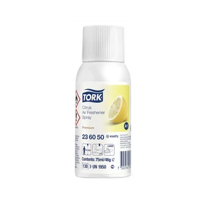 Légfrissítő utántöltő aerosol 75 ml A1 Premium Tork_236050 citrom