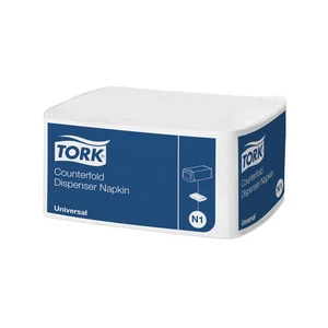 Szalvéta adagolóba 300 lap/csomag 24 csomag/karton N1 Counterfold Tork_10935 fehér