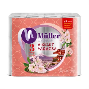 Kelet Varázsa 3 rétegű, kistekercses fehér toalettpapír, 24 tekercses csomagban, 100% cellulóz