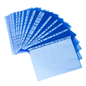 Genotherm lefűzhető A4, 50 micron, 25 db/csomag, kék