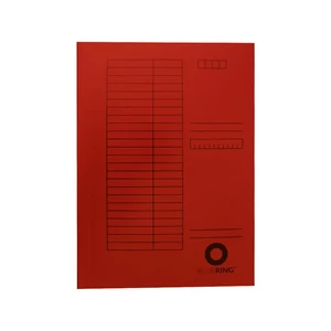 Piros, karton gyorsfűző A4-es iratrendezéshez