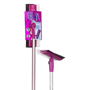 Parex ablaklehúzó gumis-szivacsos fejjel, teleszkópos nyéllel – 135 cm, csíkmentes üvegtisztításhoz otthon és irodában