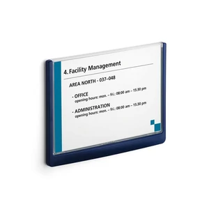 Irányítótábla, 210x148mm, Durable kék