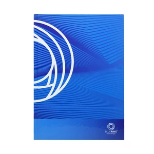Bluering® beírókönyv A4 192 lap – keményfedeles, egyszínű vonalas jegyzőkönyv és adminisztrációs könyv