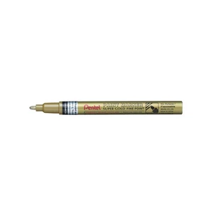 Arany lakkmarker 1,5 mm kerek heggyel, Pentel - dekorációhoz, jelöléshez