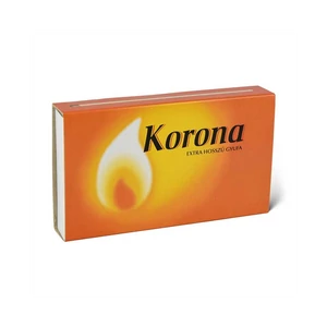 Korona hosszú gyufa – biztonságosabb gyújtás gyertyához, kandallóhoz, cserépkályhához és grill begyújtáshoz