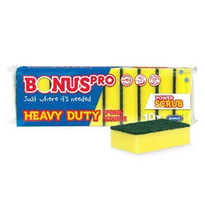 Mosogatószivacs 10 db – BonusPRO Heavy Duty B520 – konyhai szivacs készlet edények, edénykészletek mosogatásához
