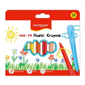 Viaszkréta, 100 x 13 mm, 12 db/doboz, Keyroad