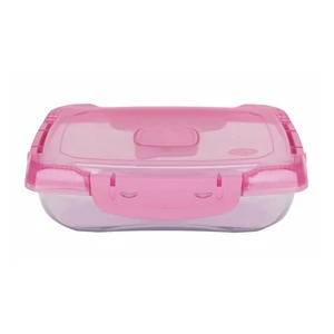 Ételtároló doboz 0,7 literes csatos és szelepes mikrós-fagyasztós_lányos színek