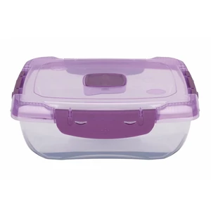 Ételtároló doboz 1 literes csatos és szelepes mikrós-fagyasztós_lányos színek