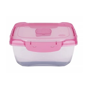 Ételtároló doboz 1,4 literes csatos és szelepes mikrós-fagyasztós_lányos színek
