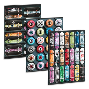 Füzet iskolai A4, 40lap, kockás Ars Una ROLLIN MANIA (5228) 22 10db/csomag