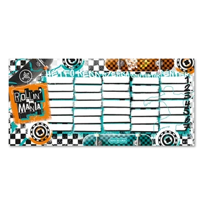 Órarend egylapos fiús, Ars Una ROLLIN MANIA (5228) 22 25db/csomag