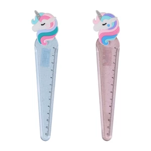 Vonalzó, 13 cm, Unikornis, 20 db/display Nebulo