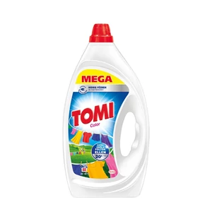 Tomi MEGA mosógél, 3,96 L, 56 mosás – színes ruhákhoz, színvédő és enzimes tisztító formulával