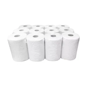 Kéztörlő 2 rétegű tekercses átmérő: 14 cm 100% cellulóz  55 m/tekercs 12 tekercs/karton Peppy_19061K