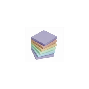 Info Notes öntapadó jegyzettömb 75x75 mm pastell színek