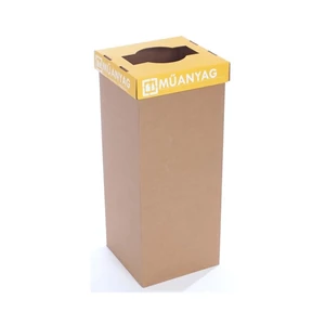 Szemeteskuka 53 literes műanyag szelektív Office