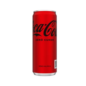 Üdítőital 0,33l Coca Cola Zero DRS
