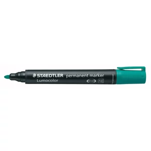 Alkoholos marker 2-5 mm, vágott hegyű, Lumocolor 352 Staedtler zöld