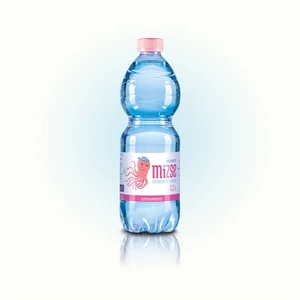 Mizse 0,5 l mentes ásványvíz, DRS visszaváltható palack, magyar forrásból