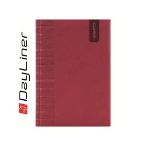 Tárgyalási napló Tucson B5 napló, fehér lapokkal piros Dayliner