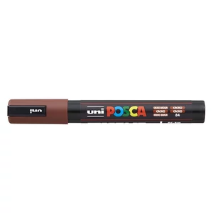 Dekormarker 1,8-2,5mm, Uni Posca PC-5M kakaó
