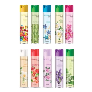 Trópusi hangulatú Tropicana légfrissítő spray 300 ml-es aeroszolos flakonban, helyiségek felfrissítésére