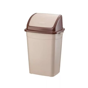 Szemeteskuka billenő fedéllel műanyag 9 literes barna UP116B