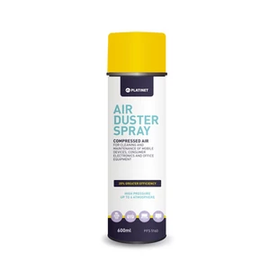 Platinet sűrített levegő (porpisztoly), 600 ml – gyúlékony hajtógázzal, elektronikához és finommechanikához