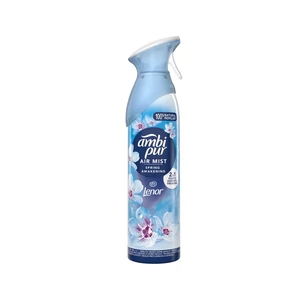 Légfrissítő spray Ambi Pur x Lenor Spring Awakening (185 ml) – gyors permetezésű aeroszol, amely segít semlegesíteni a makacs szagokat és friss illatot hagy a levegőben