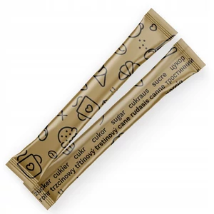 Kristálycukor, tasakos 4 g/db barna/nád 1000db/doboz