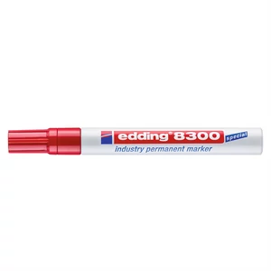 Alkoholos permanent marker 8300 ipari Edding piros