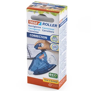 Hibajavító roller 8,4mm x 14m utántölthető, cserélhető betétes Tesa