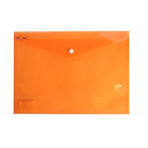 Transzparens narancs irattartó tasak irodai használatra