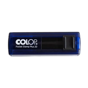 Bélyegző Printer Colop Pocket Stamp Plus 20 kék  ház/ kék párna