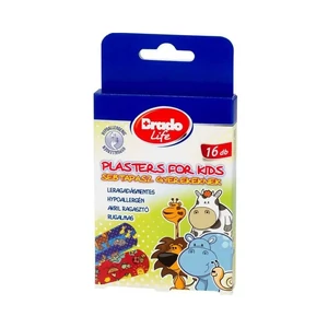 Bradolife gyerek sebtapasz 16 darabos kiszerelésben, mindennapi kisebb horzsolások fedésére