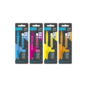 Íráshoz és jegyzeteléshez ideális Connect írószer szett – nyomósirón, HB betét és radír egy csomagban