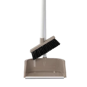 UP755 álló szemetes lapát és partvis szett – műanyag kivitel, kék szín, kényelmes sepréshez és gyors összegyűjtéshez