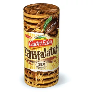 Zabfalatok, 215 g, Győri Édes, csokis