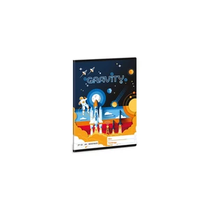 Füzet iskolai A5, 32lap, kockás 27-32 Ars Una GRAVITY 10db/csomag