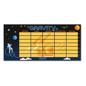 Órarend egylapos fiús, Ars Una GRAVITY 25db/csomag