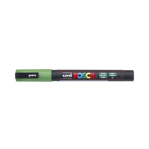 Dekormarker 0,9-1,3mm, Uni-Posca PC-3ML csillámló zöld