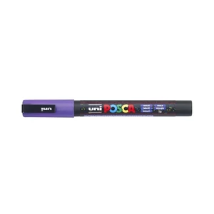 Dekormarker 0,9-1,3mm, Uni-Posca PC-3ML csillámló lila