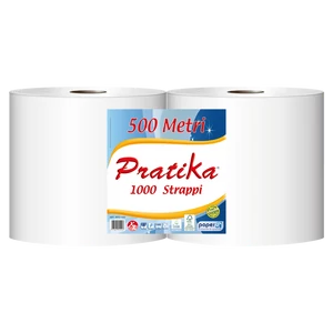 Ipari törlő 2 rétegű tekercses átmérő: 29 cm 960 lap/240 m/tekercs 2 tekercs/karton Paperdi Pratika 1000_BI8S1000
