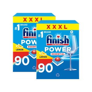 Mosogatógép tabletta 2 x 90 db/doboz Finish Power Essential Lemon