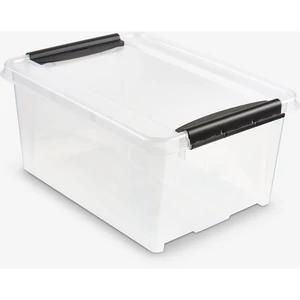 Tároló doboz műanyag 14 liter csatos átlátszó Probox