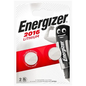 Elem gombelem CR2016 lítium 2 db/csomag, Energizer